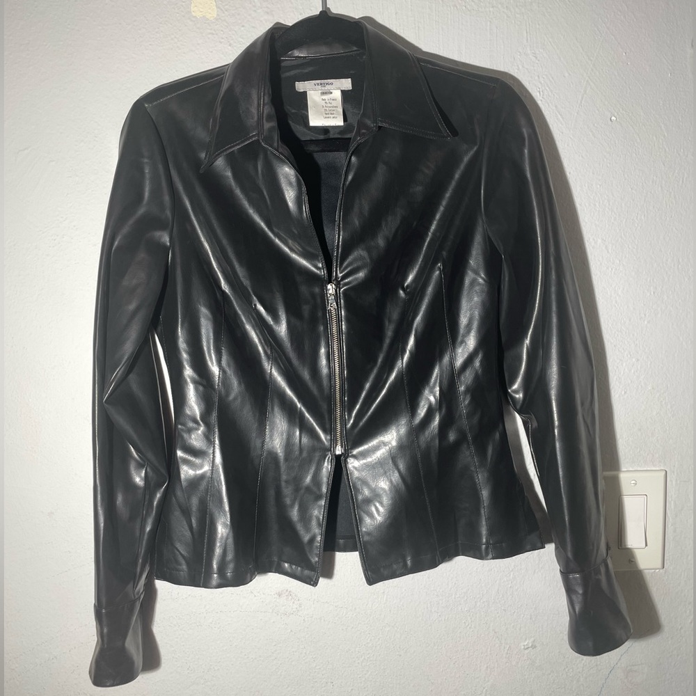 Vintage Leather Y2K Jacket